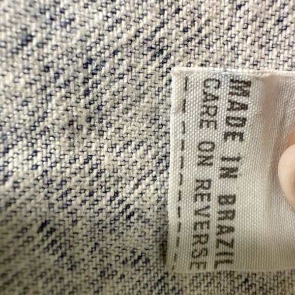 Denim Vest with Floral Embroidery - Picture 5 of 11